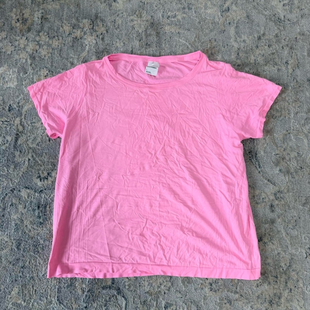All in Motion Pink Short Sleeve Tee